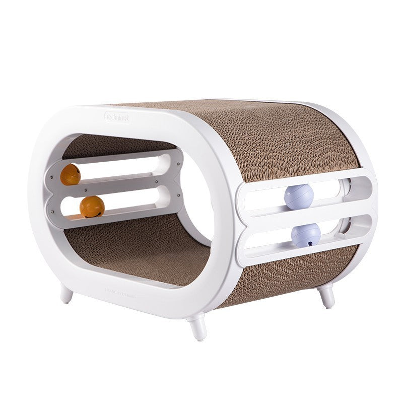 Transform Your Cat's Playtime with the Cat Scratch Board Nest Villa Chamfer Toys